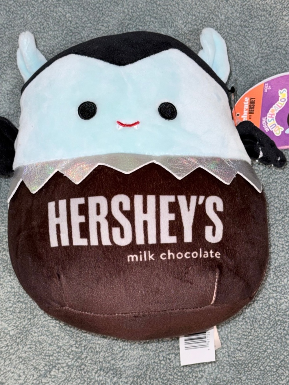 Squishmallows Hershey's Vampire Patricio 8” Plush NWT